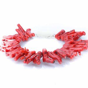 Coral  NecklaceTree Branch.